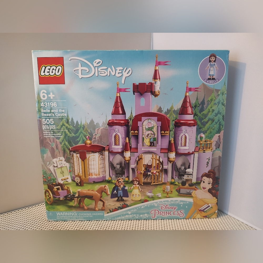 Lego Disney 43196 Belle and The Beast's Castle NWT Building Toy Set